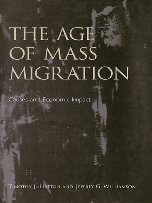 cover image of The Age of Mass Migration